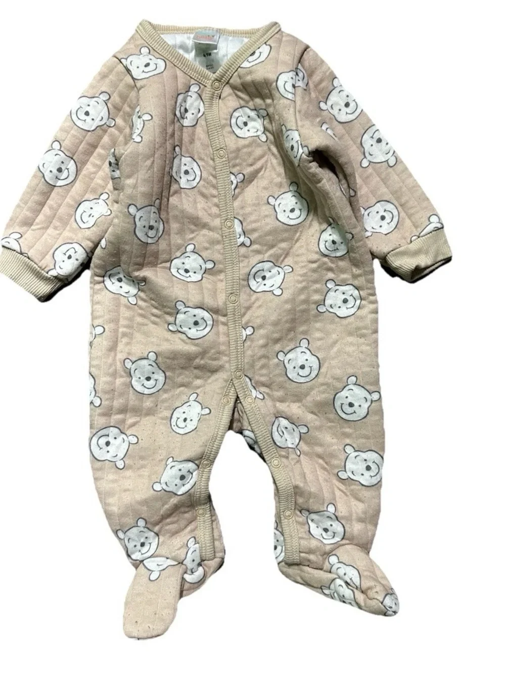 Baby Boy Footie Pajamas Pooh Little Brother Dinosaurs Size 6-9 Months